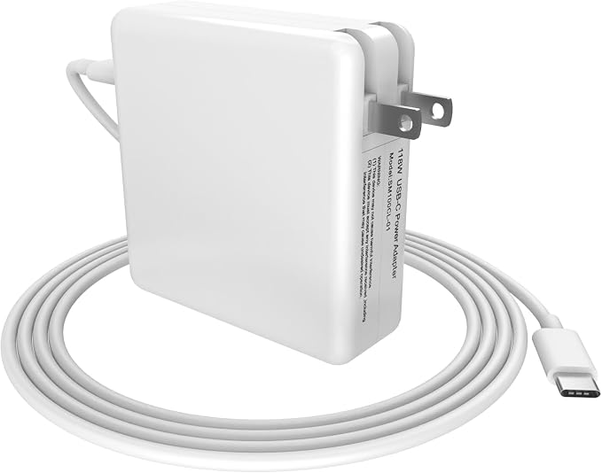 Mac Book Pro Charger 118W USB C Laptop Charger Power Adapter | Fit MacBook Pro/Air/Neo 13 14 15 16 inch, M1 M2 M3 M4, iPad Pro and All Type C Port Devices, 6.6 Ft USB C to C Cable - Image 8