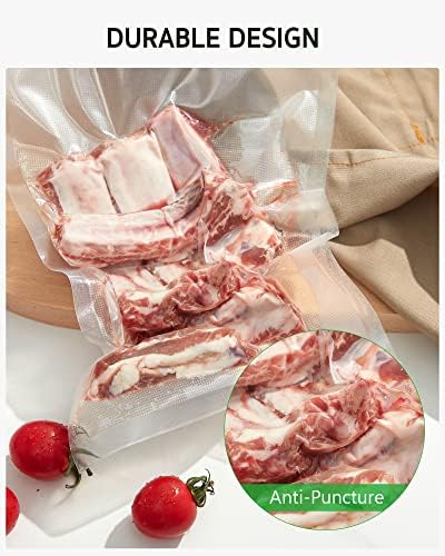 Syntus 200 Pcs Vacuum Sealer Bags for Food, Quart Size 8x12, BPA Free - Image 5