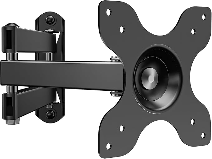 WALI TV Wall Mount Full Motion 15 inch Extension Arm, 2 Pack for Monitor TV | Fits 13-32", VESA 100/75, Holds 33 lbs, Tilt/Swivel/Rotate for Comfortable Viewing, Relieves Neck Strain for Office, 1330LM-2 by WALI
