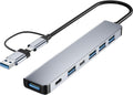 BERLAT 7-in-1 USB C Hub Aluminum USB 3.0 for MacBook PC iPad by BERLAT