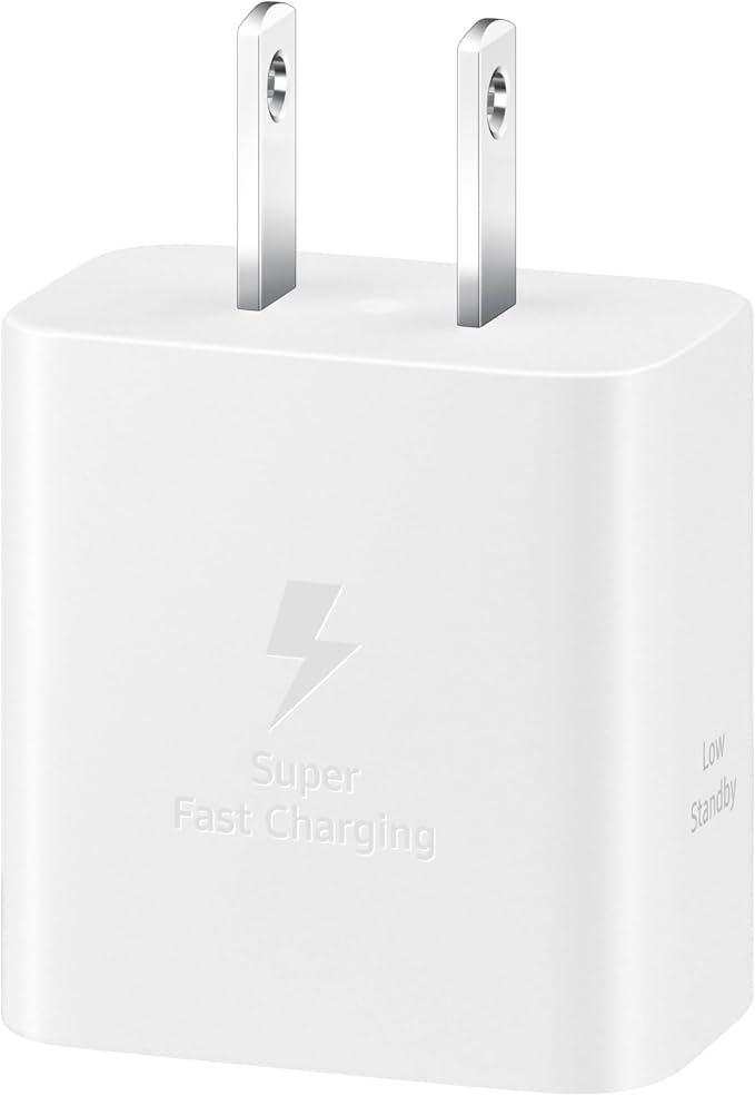 SAMSUNG 25W Wall Charger Power Adapter with Cable, Super Fast Charging, Compact Design, Compatible with Galaxy and USB Type C Devices, White - Image 10