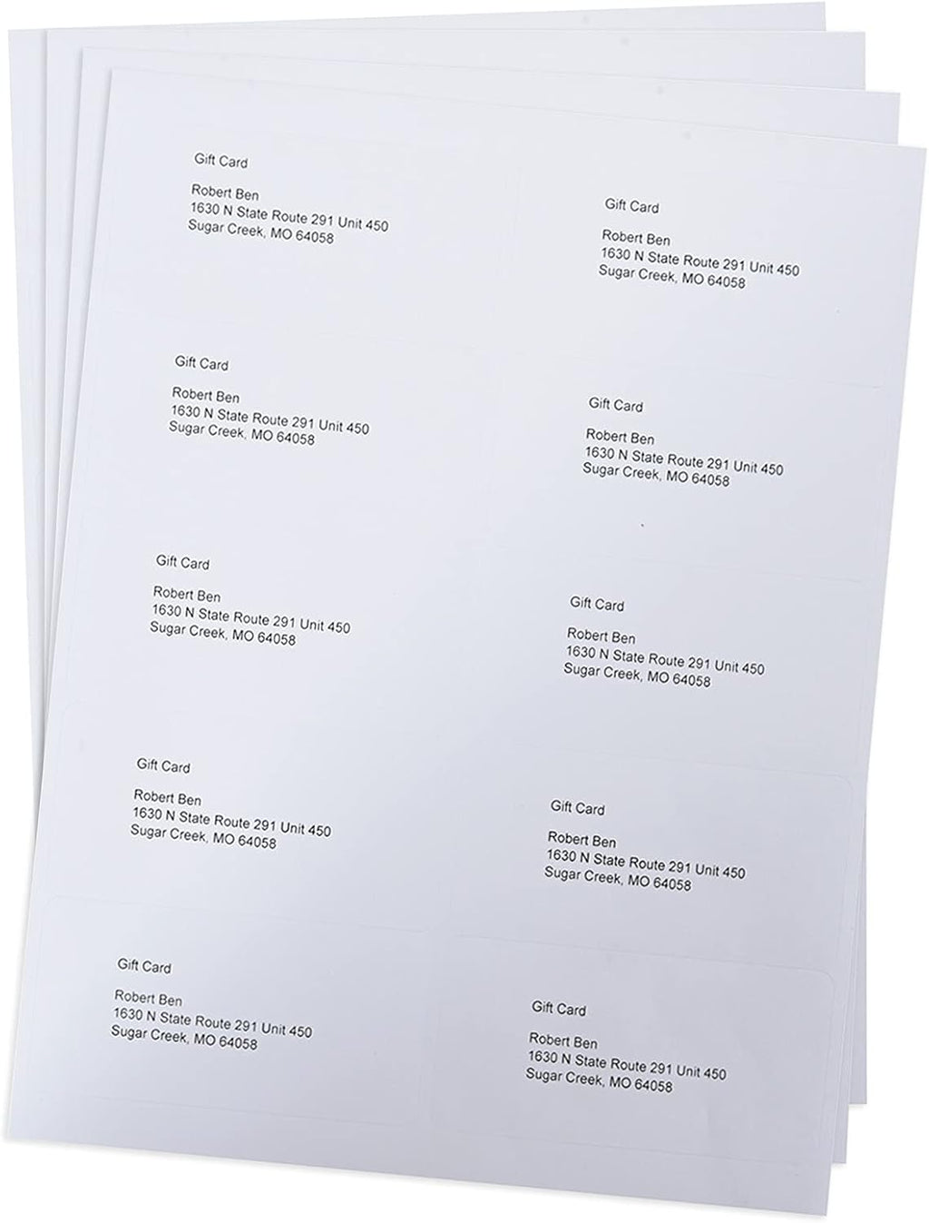 9527 Product 2x4 inch Shipping Labels, 300 Labels per Pack, Laser/Inkjet Compatible, Self-Adhesive - Image 4