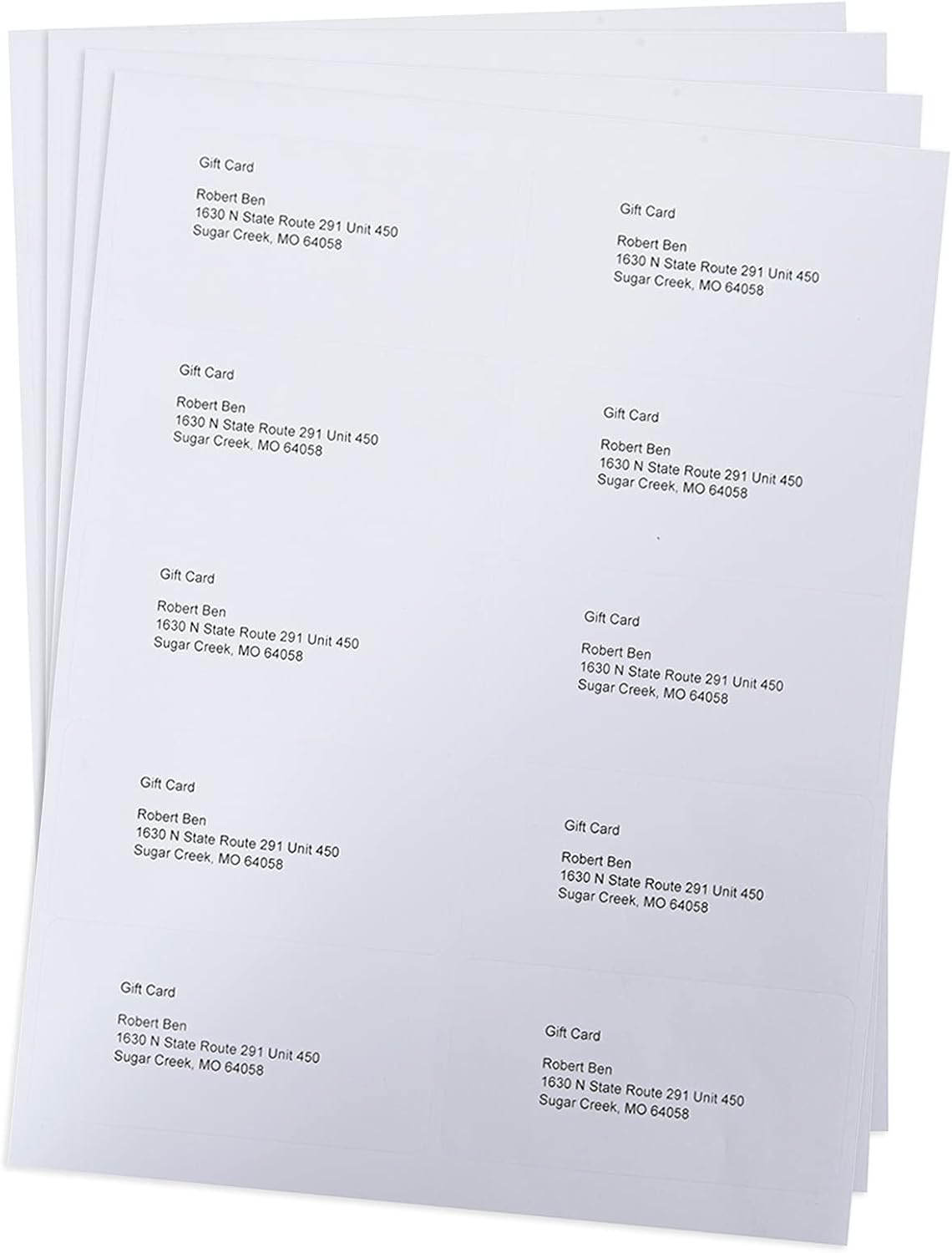9527 Product 2x4 inch Shipping Labels, 300 Labels per Pack, Laser/Inkjet Compatible, Self-Adhesive - Image 4