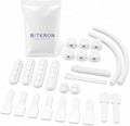 Cable Management Kit for Desk, 34-Piece, Black, Magnetic Organizer, Silicone Clips, Velcro Straps, Sleeve Wrap, Adhesive Cord Holders Office, Home & Gaming Setup WHITE (white) by Unknown