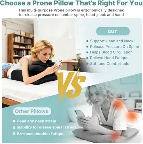 Wedge Pillow Memory Foam 27-Degree Incline=Just The Right Lift Ergonomic Support Intimacy Positioning for Lounging Reading, Watching TV, and Relaxation - Image 3