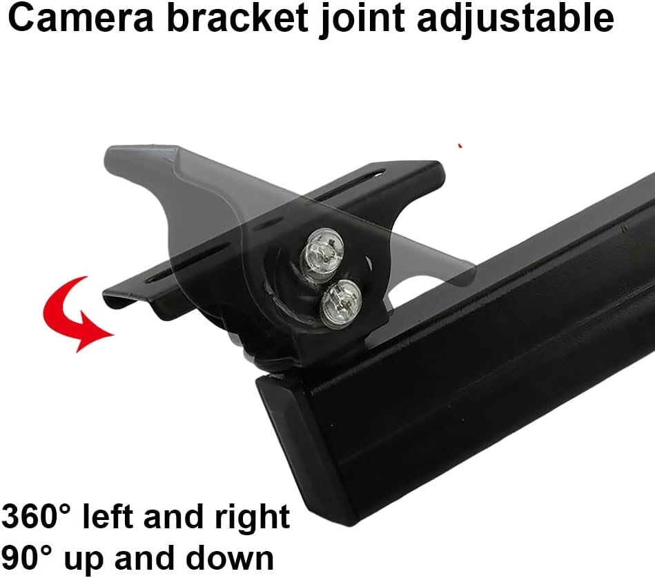 Articulating Magic Arm Wall Mount Holder Stand 15cm + 20cm,Wall Corner Mount Metal Black Bracket 35CM Long Arm Universal Angle Left Right Rotatable CCTV Camera Projector Holder - Image 4