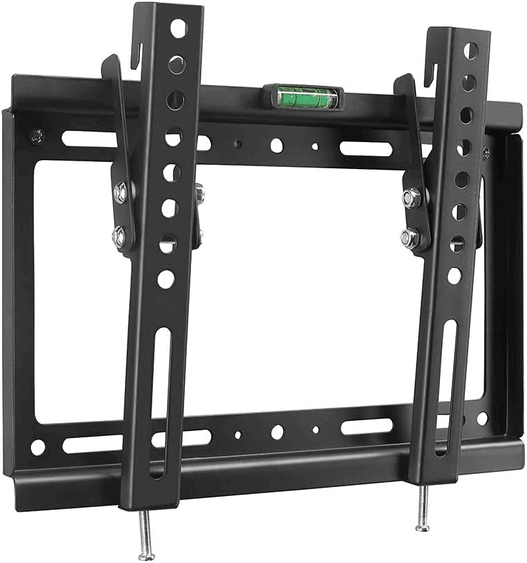 Suptek Tilt TV Wall Mount Bracket for Most 14-42 inch LED, LCD and Plasma TV Mount with Max 200x200mm VESA and 55lbs Loading Capacity, Fits Studs 8" Apart, Low Profile with Bubble Level (MT3202) by suptek