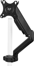 VIVO Universal Full Motion Pneumatic Pole Mount Arm for 17 to 32 inch Monitor Screens, 75mm and 100mm VESA Plate, Black, MOUNT-POLE05O by Unknown