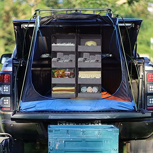 GRANNY SAYS 4-Shelf Hanging Closet Organizer, Foldable Storage, Gray | 44 lb Capacity, No-Sag Support, Keeps Clothes Neat, Folds Flat, Fits RV, Dorm & Small Closets, 2 Pack - Image 4