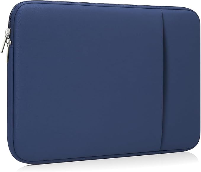 Laptop Sleeve for MacBook Neo/Air/Pro 13 inches A18/M5/M4/M3/M2/M1 Chip 2026-2020 A3404 A3449 A3240 A3113 with 2 Pockets Tablet Bag Case Accessories (Indigo) by MasiBloom