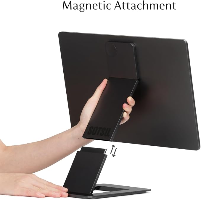 SOTSU FlipAction Elite 16" | 4K Portable Monitor | 3840 x 2400 (UHD+) | 60 Hz | 100% DCI-P3 | 450 Nits | Pivot Rotate | Full Metal CNC | Perfect Match for Mac and Windows (Space Black) | 3840x2400 (UHD+) | 60Hz | 100% DCI-P3 | 450 Nits | Pivot Rotate |... - Image 2