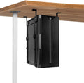 Under Desk PC Mount, Black, Fixed by FEYRUN