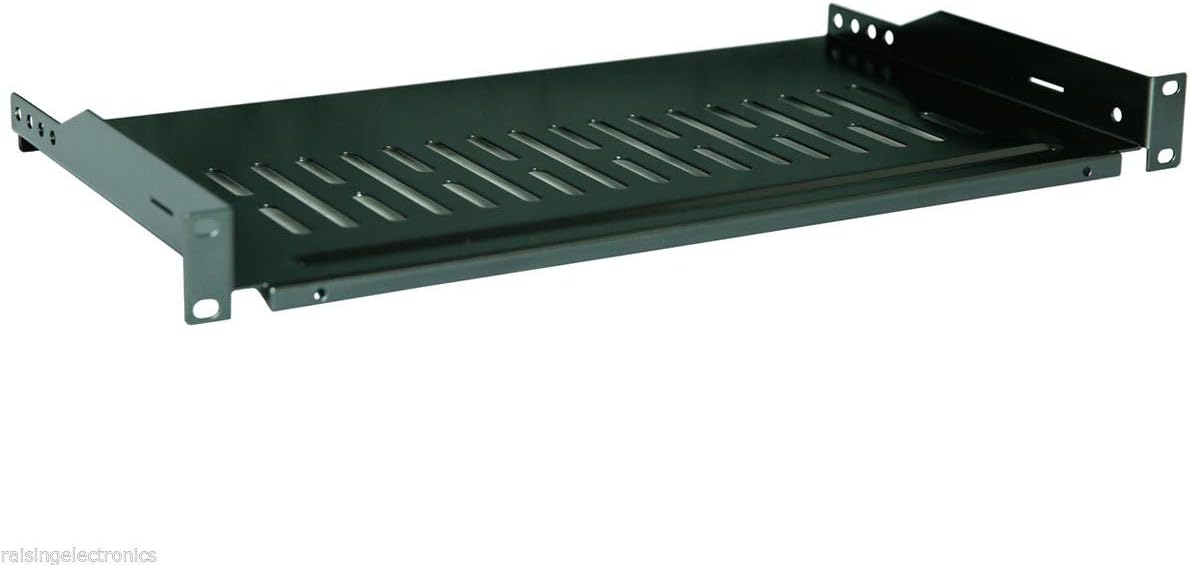 Server Shelf Cantilever Tray Vented Shelves Rack Mount 19 Inch 1U 12Inch (300mm) Deep - Image 2