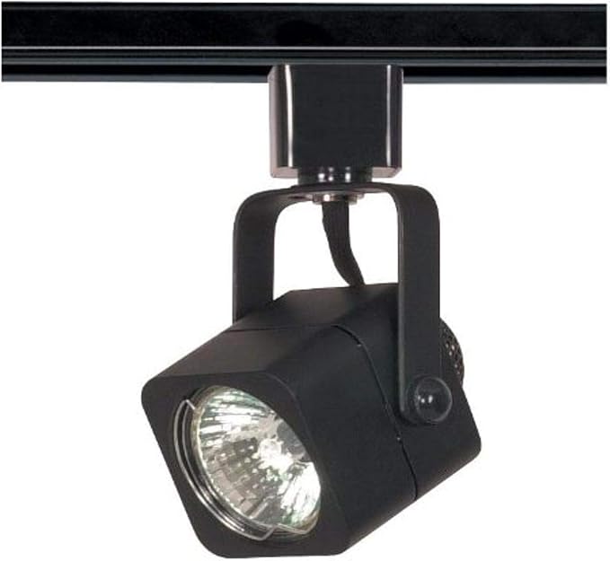 Nuvo Lighting TH313 One Light Track Head, Black | One-light by Nuvo
