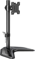 MOUNTUP Single Monitor Stands, Freestanding VESA Monitor Desk Mount fits 13'' to 32'' Computer Screen with Height Adjustable, Swivel, Tilt, Rotation, 17.6 lbs Load, For Home Office, VESA 75x75/100x100 by MOUNTUP