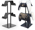 Monzlteck Desktop Controller Holder for PS4/PS5/Xbox ONE/Switch Pro/Headset, Controller Organizer,Gaming Accessories by Monzlteck