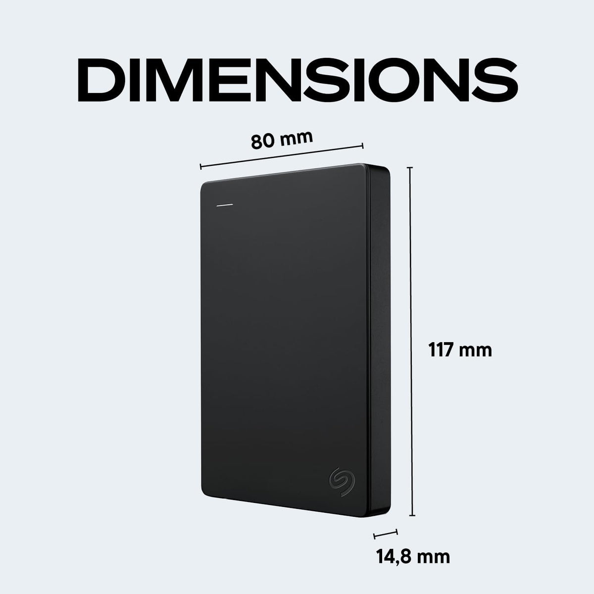 Seagate Portable 1TB External Hard Drive HDD – USB 3.0 for PC, Mac, PlayStation, & Xbox, 1-Year Rescue Service (STGX1000400) , Black - Image 9