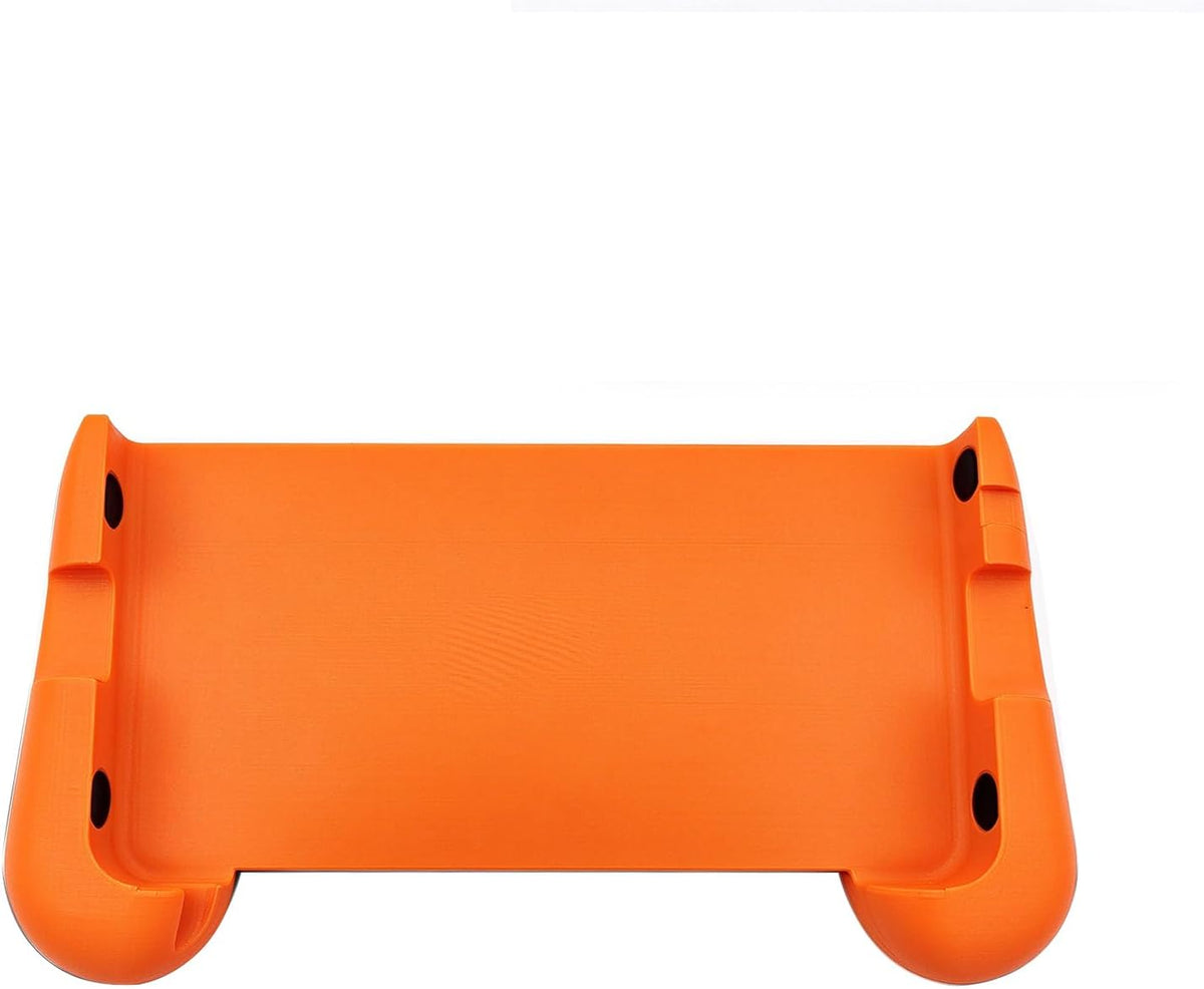 Ergonomic Grip Cover Case for Anbernic RG DS Plus, Enhance Hand Feel Handle Grip Stand Holder Protective Shell for RG DS Plus Handheld Game Console Accessories, Orange by Generic
