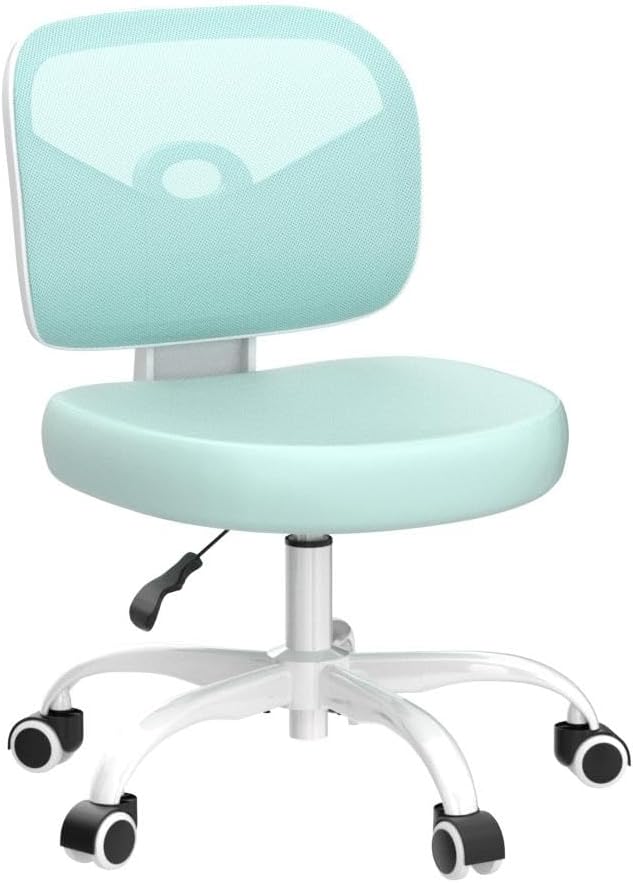 Kids Desk Chair, Pink Study Chair for Boys Girls with Height Adjustable, Swivel Mesh Task Student Chairs for 4-12, Growing Teen Office Chair for Home/School/Office (Light Teal) - Image 5