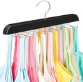 Resovo Tank Top Hanger with Premium Wood, 24 Large Capacity, Space Saving,360 Degree Rotating, Foldable Metal Hooks, Tank Tops by RESOVO