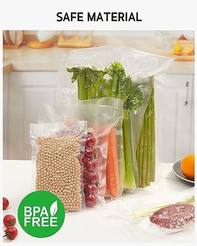 Syntus 200 Pcs Vacuum Sealer Bags for Food, Quart Size 8x12, BPA Free - Image 6