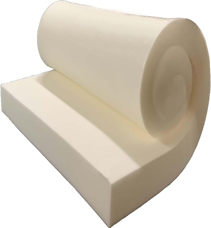 GoTo Foam 4" Height x 24" Width x 72" Length 44ILD (Firm) Upholstery Cushion Made in USA by GoToFoam