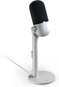 Elgato Wave Neo USB Condenser Microphone, Tap to Mute | High-rise stand design, LED mute indicator, Zero-delay headphone monitoring, Plug and play, Zero-plastic packaging by Elgato