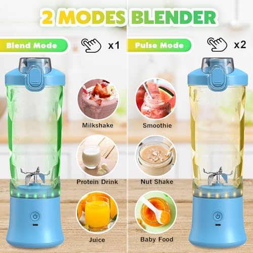 Portable Blender Personal Juicer for Shakes Smoothies with Insulated Sleeve - Image 3