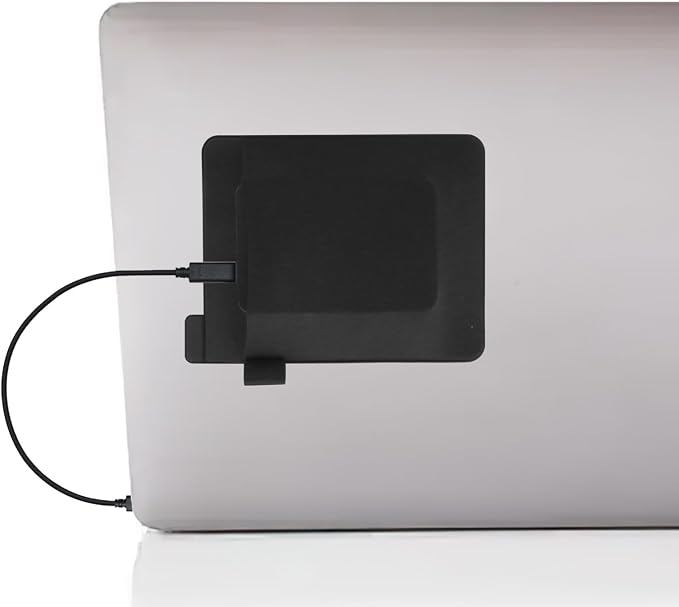 Pocket Pouch for Laptop, Portable Adhesive Laptop Pouch Compatible for SanDisk 4TB SSD, Mouse, USB Cable, Hard Drive Bag for Travelers Tech-Savvy Professionals Students Digital Nomads Remote Workers by Unknown