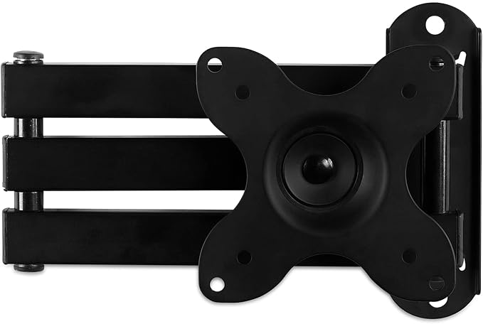 Mount-It! Small TV Monitor Wall Mount Arm, 19-27", 40 lbs | VESA 75/100 and RV compatible bracket tilts and swivels for flexible screen positioning. - Image 9