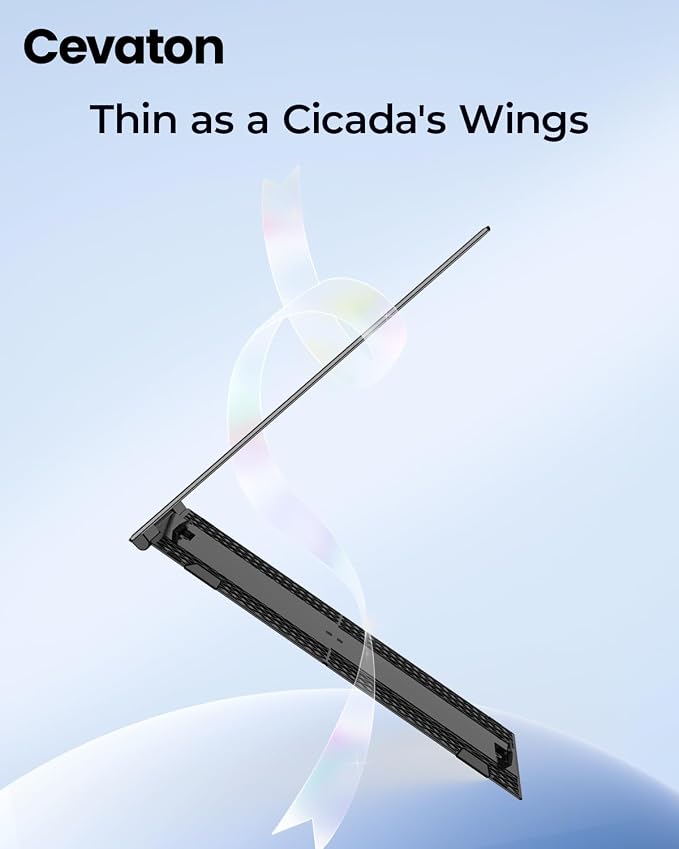 Cevaton Laptop Screen Extender, 14.1" Ultra-Slim & Lightweight Portable Monitor for 13"-17" Laptops, 1080P FHD Dual Monitor, One Cable Connection, Compatible with Wins/Mac/Android/Linux/Chrome - Image 8