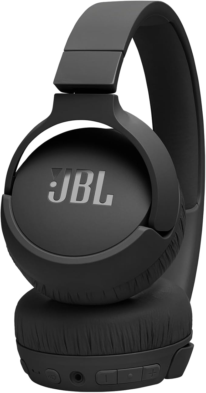 JBL Tune 670NC - Wireless On-Ear Headphones - Black | Adaptive Noise Cancelling with Smart Ambient, Bluetooth 53 with LE Audio, JBL Pure Bass Sound - Image 8