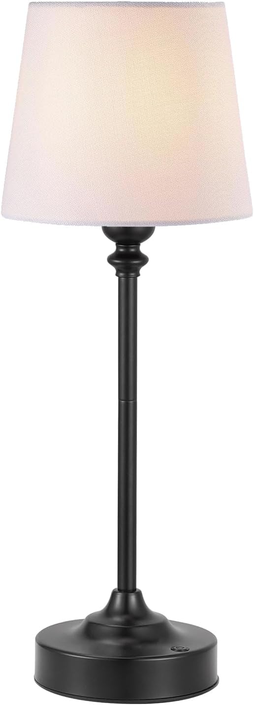Kakanuo Cordless Table Lamp Rechargeable Black - 1 Pack 4000mAH Battery Operated Lamp for Decor, 3000K Stepless Dimming Touch Control Wireless Lamp for Bedroom, Dining Table, Kitchen, Living Room - Image 8