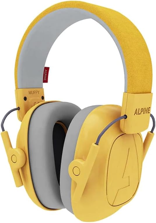 Alpine Muffy Kids Ear Muffs for Kids Ear Protection | 3-16 Years | Autism Sensory Products | 22dB Sound Reduction | Kids Noise Cancelling Ear Muffs | Noise Reduction Headphones for Kids by Alpine