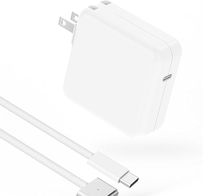 Charger for MacBook Air 13.6 15 inch Mac Book Pro 14 inch M5 M4 M3 M2 M1 2026 2025 2024 2023 2022 2021, 70W Power Adapter, 6.6FT USB C to Magnetic 3 Cable LED, Powerful Connect, Original Quality by TATHINK