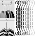 Mr. Pen- Space Saving Hangers, 8 pcs, 360° Rotating Hooks | Magic Cascading Hanger Organizer with 5 Enclosed Slots, Closet Organizers and Storage for Clothes by MrPen