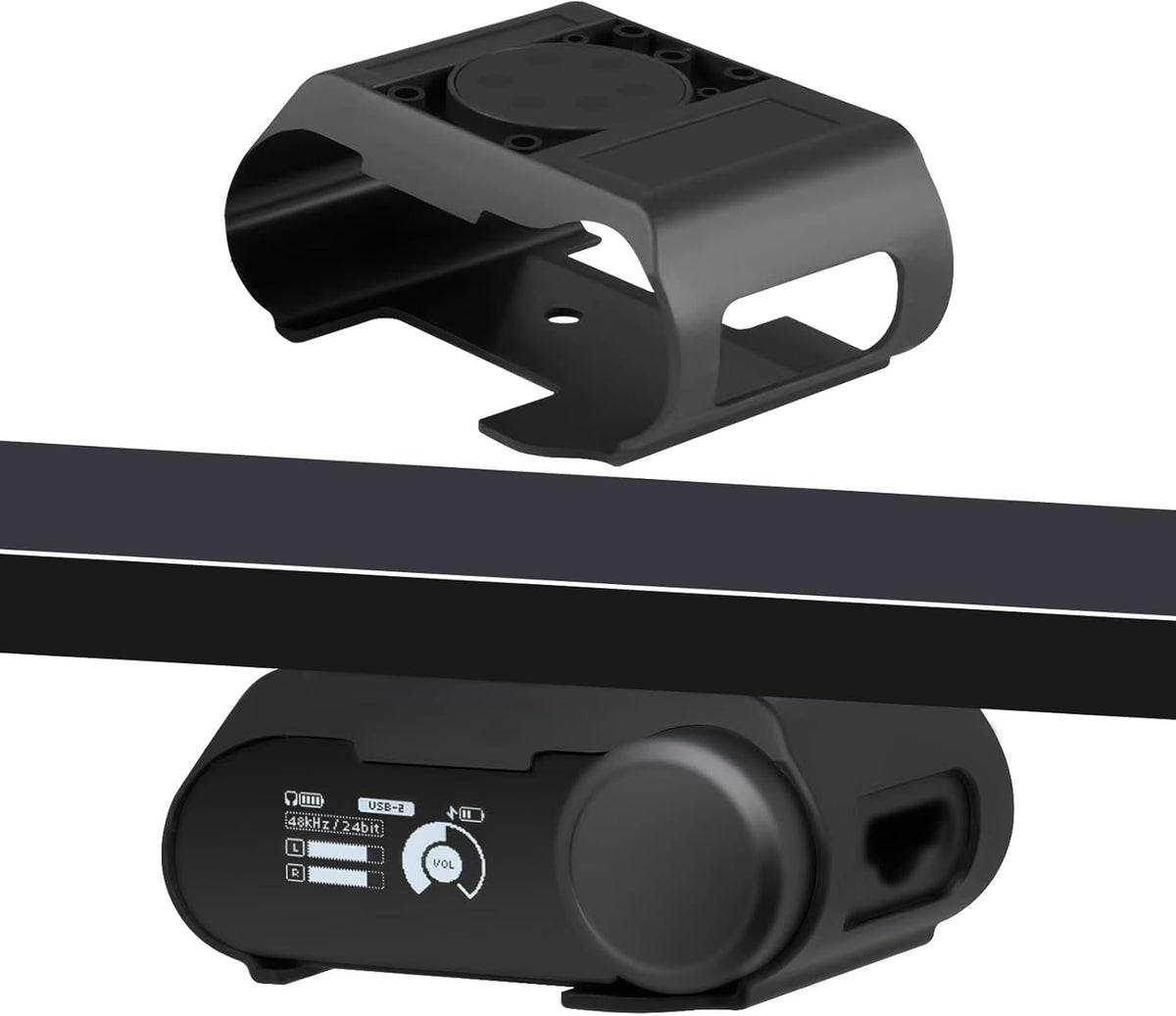 Under Desk Mount for SteelSeries Arctis Nova Pro, Elite and Omni Wireless Gaming Headset, Magnetic Holder for Arctis Nova Pro Wireless Base Station by FSNIWEKO
