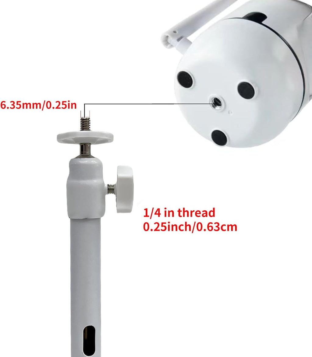 Vertically Mounted Projector Bracket wall-Mounted Universal Ceiling wall Projector, 1/4" Screw, Camera Bracket mini (8.66in) - Image 4
