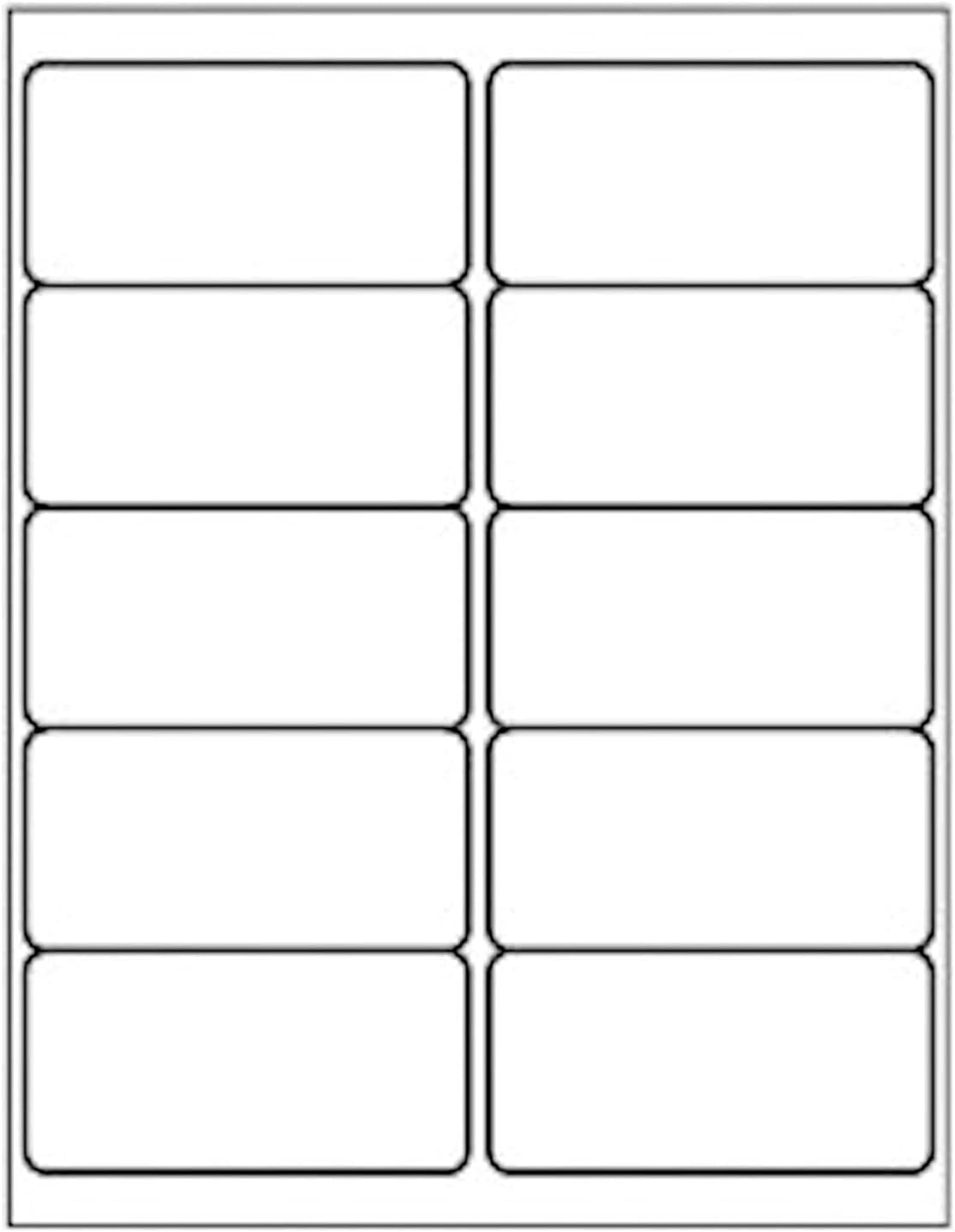 10UP - Sticker Paper, 2" x 4" Shipping Address Labels by CLASSY