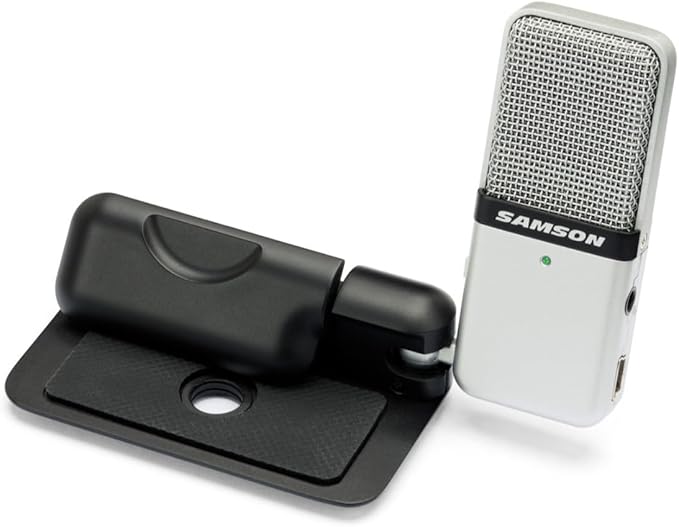 Samson Go Mic Portable USB Condenser Microphone for Video Conferencing by Samson