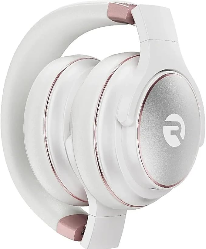 Raycon Everyday Bluetooth Headphones - Over The Ear, Active Noise Cancelling Wireless Headphones + Awareness Mode, Bluetooth Headset with Mic, 40 Hours of Battery Life (Rose Gold) - Image 2