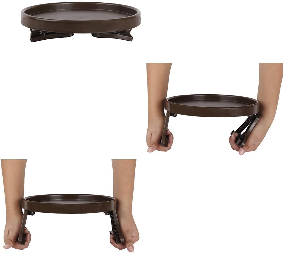 NDL Sofa Armrest Clip Table – No-Slip Couch Tray for Drinks, Snacks, Remote, Gamepads, Adjustable Armchair Table for Living Room, Bedroom, Dorm – Fits Most Armrests - Image 6