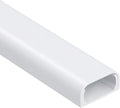ZhiYo 73" Cord Covers for Wires on Wall, White Cord Hider, 0.95" W x 0.47" | Fits 2-3 Cords, Premium Paintable Raceway for Wall-Mounted TV, Self-Adhesive Wire Hider for Extension Cords & Ethernet Cables by ZhiYo