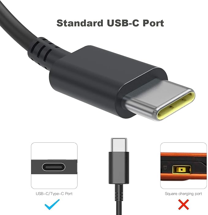 DECSZDY Replacement for Chromebook Charger 45W USB C;Compatible with HP Chromebook X360 14-ca051wm 14-ca052wm 14-ca091wm ca061dx 14-ca0061dx 14-ca060nr 14-ca020nr 14-ca043cl Power Supply Adapter - Image 2