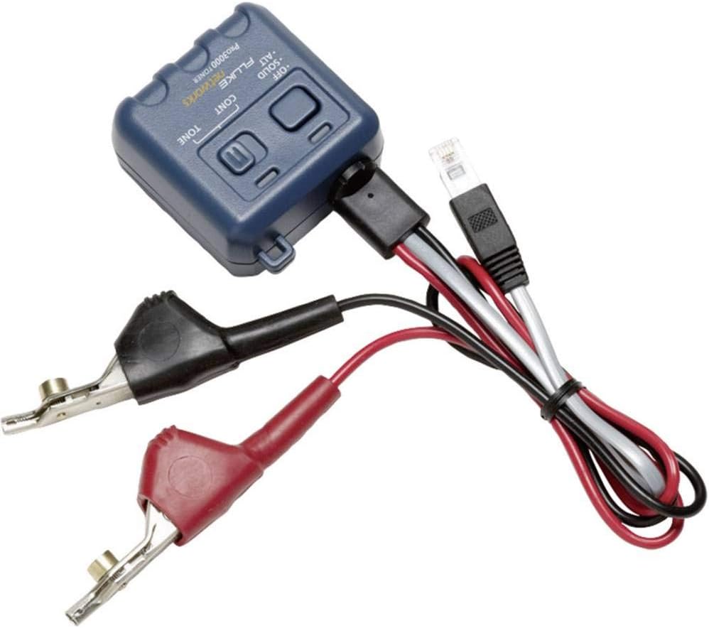 Fluke Networks 26200900 Pro3000 Tone Generator with ABN Clips and RJ11 Plug by Fluke Networks