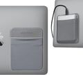 Slipdrive - Portable Hard Drive Sleeve for Laptop - HDD Hard Disk Drive - Reusable Adhesive - 5.5” x 4.5” Stick on External Hard Drive Carrying Case - Travel Pocket Pouch (Large, Gray) by Slipdrive
