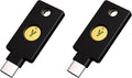 Yubico - YubiKey 5C NFC - Multi-Factor authentication (MFA) Security Key and passkey, Connect via USB-C or NFC, FIDO Certified - Protect Your Online Accounts (Pack of 2) by Yubico