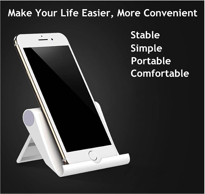 Cell Phone Stand 2 Pack, Desktop Holder for Phones & Tablets (2, Pink) - Image 5