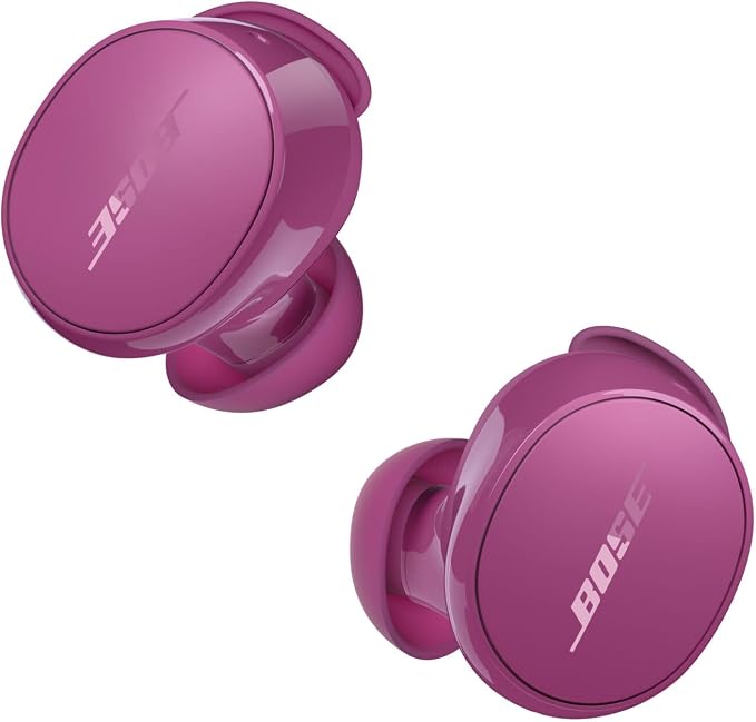 Bose QuietComfort Earbuds - True Wireless Bluetooth Earbuds with Active Noise Cancellation and Mic, USB-C Charging, IPX4 Rating, Up to 8.5 Hours of Playtime, Rosewood Mauve by Unknown