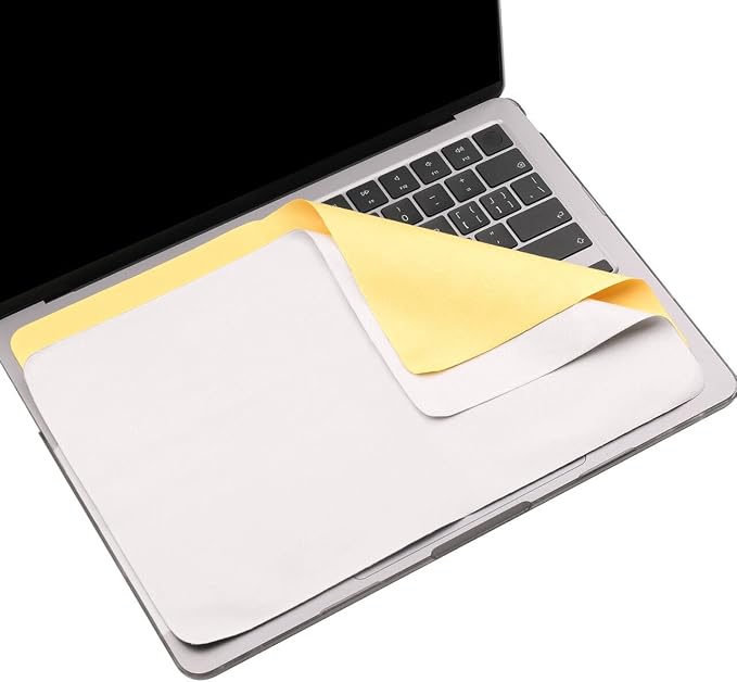 2-Pack Microfiber Liner Cleaning Cloth for MacBook Neo/Pro/Air 13“ and 14” (2018–2026), Keyboard Protector Compatible with MacBook Neo 13, Air 13, and MacBook Pro 14 (M5–M1) by MUBUY